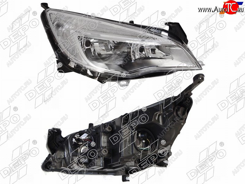16 999 р. Фара OPEL ASTRA 10-15 RH хром с электрокорректором                                                   DEPO 442-1161RMLDEM1  с доставкой в г. Кемерово