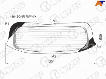 Стекло заднее с обогревом KIA SPORTAGE 22-                                                           XYG 4464BGNR RW/H/X