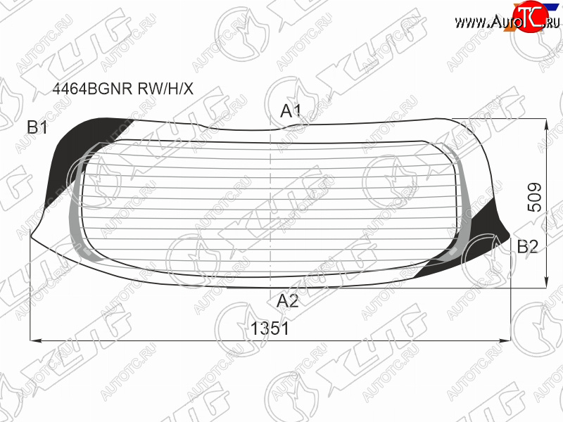 14 999 р. Стекло заднее с обогревом KIA SPORTAGE 22-                                                           XYG 4464BGNR RW/H/X  с доставкой в г. Кемерово
