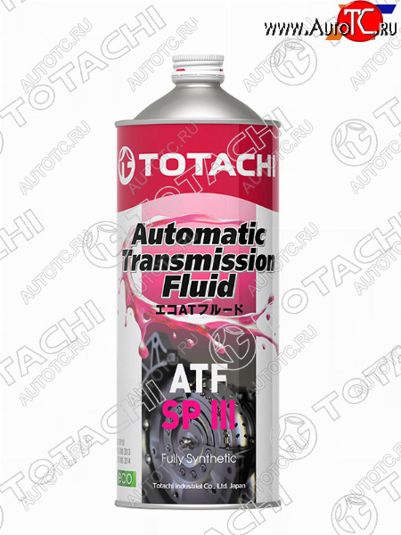1 199 р. Масло трансмиссионное синтетическое TOTACHI ATF SP-III 1л TOTACHI 4562374691094  с доставкой в г. Кемерово