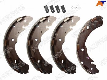 Тормозные колодки барабанные RR SAT Mitsubishi L200 ( 4,  5 KK,KL) (2013-2022)  рестайлинг, дорестайлинг, рестайлинг