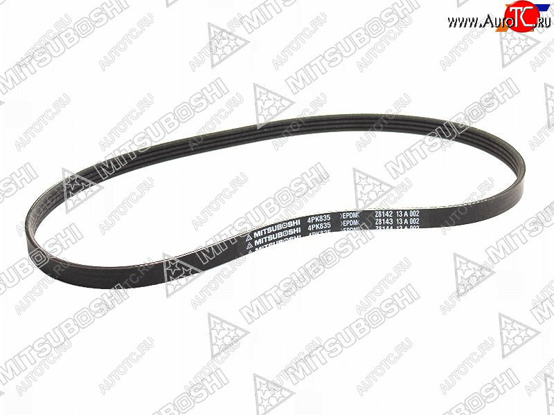 399 р. Ремень поликлиновой TOYOTA 2Y3Y2LSUZUKI M13A15A 05-M18A AERIO 01- (ALT)NISSAN CR14 E11 06- (AL MITSUBOSHI 4PK835  с доставкой в г. Кемерово