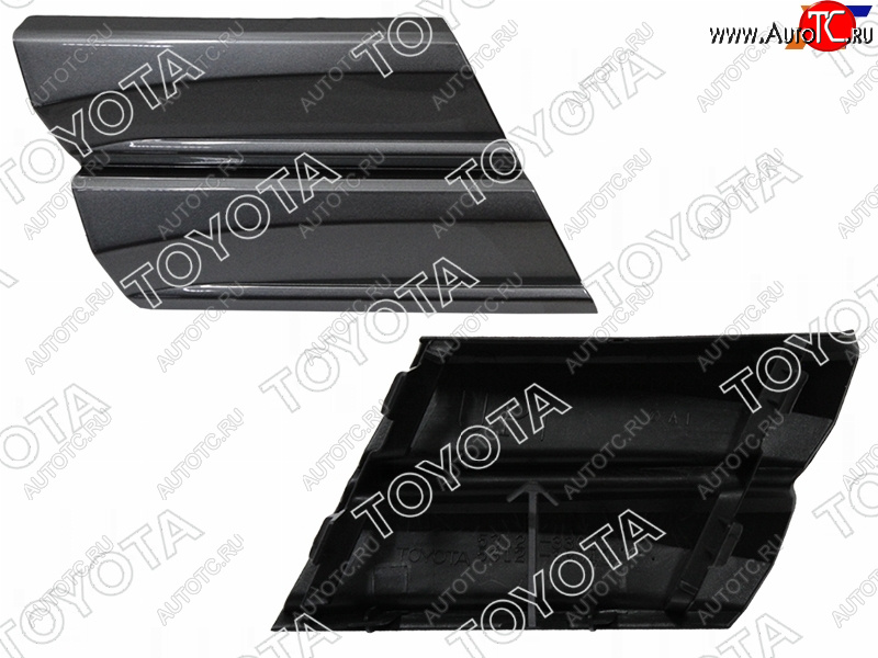 1 289 р. Заглушка под крюк передняя RH SAT  Toyota Camry  XV70 (2017-2021) дорестайлинг  с доставкой в г. Кемерово