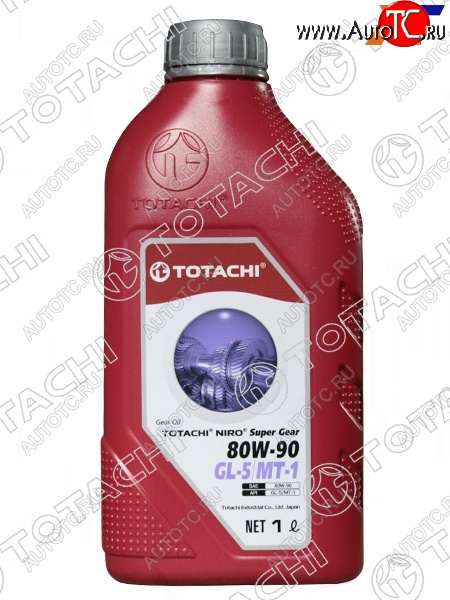 629 р. Масло трансмиссионное минеральное TOTACHI NIRO Super Gear GL-5MT-1 80W-90 1л TOTACHI 60901  с доставкой в г. Кемерово