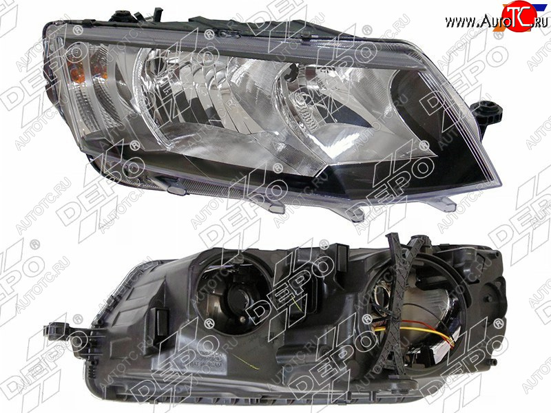 11 749 р. Фара Skoda Octavia 12-17 (Спереди Справа) DEPO 665-1126RMLDEM2  с доставкой в г. Кемерово