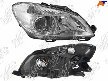Фара Skoda Fabia 10-15  Roomster 06-15 (Спереди Справа) DEPO 665-1121RMLD-EM