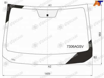 7 999 р. Стекло лобовое RENAULT DUSTER 21- SISECAM 7306AGSV  с доставкой в г. Кемерово. Увеличить фотографию 1