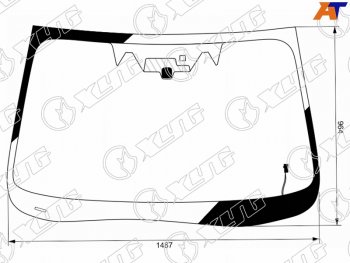 14 349 р. Стекло лобовое (Обогрев щеток Две камеры Датчик дождя) Subaru Forester 18- XYG 7944AGNCHMV LFW/H/X  с доставкой в г. Кемерово. Увеличить фотографию 1