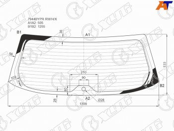 10 999 р. Стекло заднее с обогревом SUBARU FORESTER SK SUV 19-                                                 XYG 7944BYPR RW/H/X  с доставкой в г. Кемерово. Увеличить фотографию 1