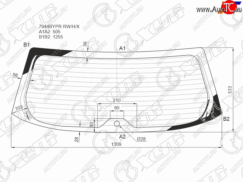 10 999 р. Стекло заднее с обогревом SUBARU FORESTER SK SUV 19-                                                 XYG 7944BYPR RW/H/X  с доставкой в г. Кемерово