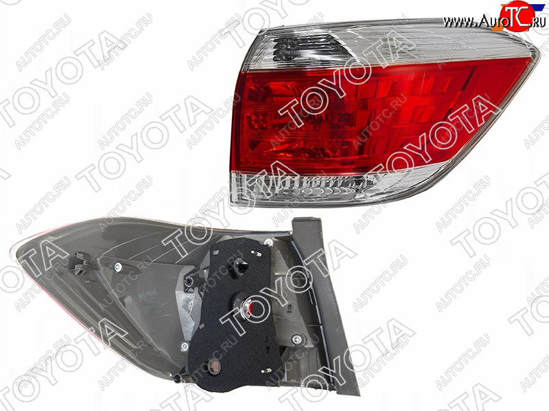 21 649 р. Фонарь задний правый TOYOTA  Toyota Highlander  XU40 (2010-2013) рестайлинг  с доставкой в г. Кемерово