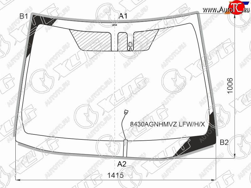 10 249 р. Стекло лобовое (Обогрев щеток Датчик дождя Молдинг) Toyota Corolla (E210) 18-22 XYG 8430AGNHMVZ LFW/H/X  с доставкой в г. Кемерово