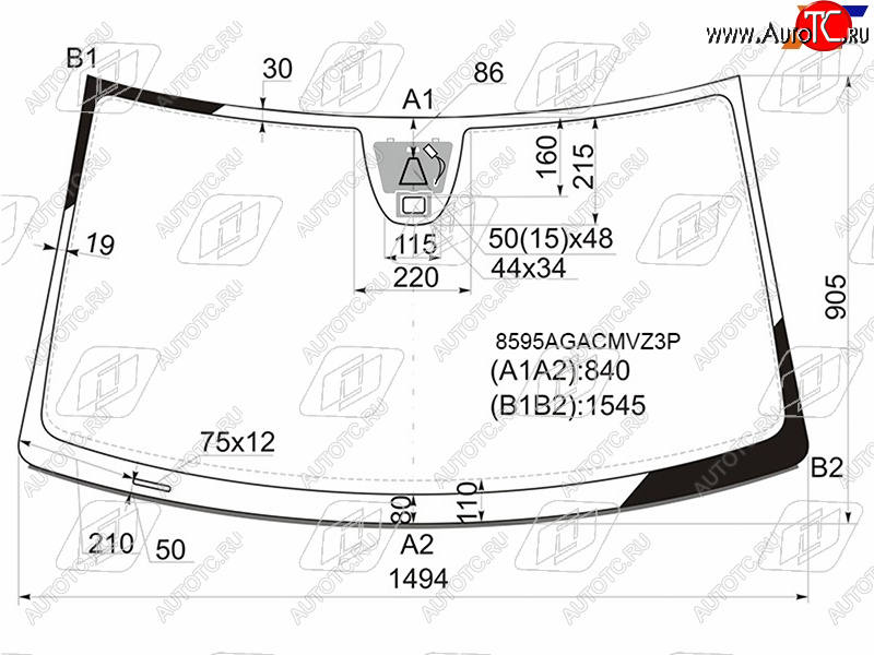 10 999 р. Стекло лобовое + дд + камера VOLKSWAGEN TIGUAN 11-16                                                 FUYAO 8595AGACMVZ3P  с доставкой в г. Кемерово
