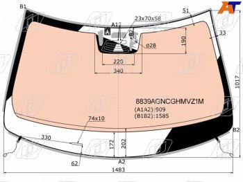 22 899 р. Стекло лобовое (Обогрев полный Камера Датчик дождя Молдинг) Volvo XC90 14- FUYAO 8839AGNCGHMVZ1M  с доставкой в г. Кемерово. Увеличить фотографию 1