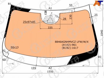 20 499 р. Стекло лобовое (Обогрев полный Камера Датчик дождя Молдинг) Volvo XC60 17-22 XYG 8846AGNHMVCZ LFW/W/X  с доставкой в г. Кемерово. Увеличить фотографию 1