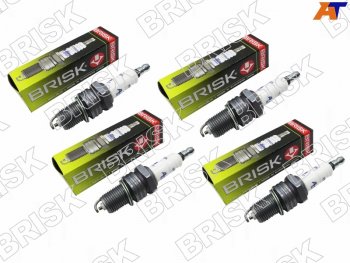 173 р. Свеча зажигания LADA 2103210421052107 81-12RENAULT CLIO 90-00 BRISK A-LINE-4  с доставкой в г. Кемерово. Увеличить фотографию 1