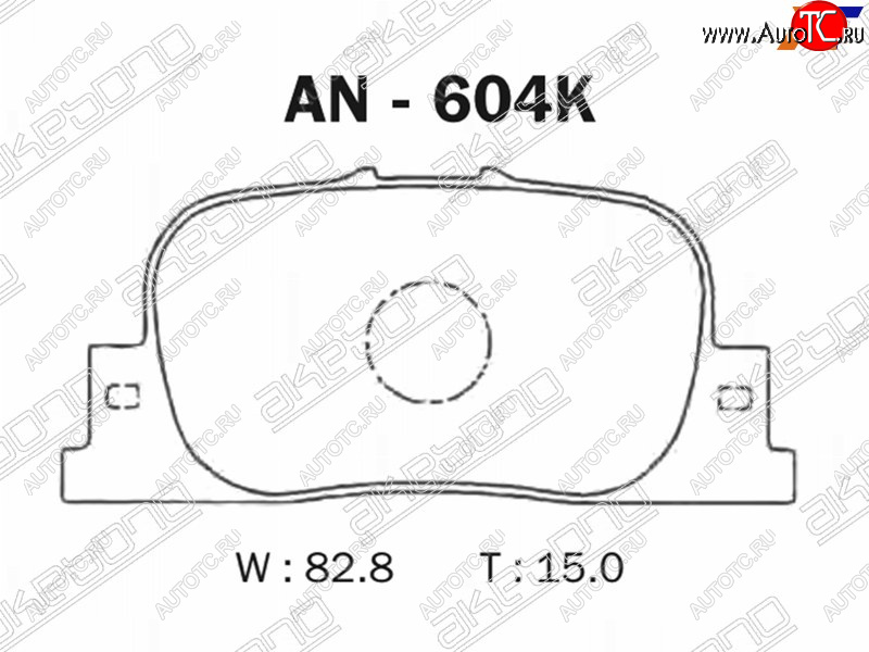 1 299 р. Колодки тормозные зад LH-RH SAT  Toyota Camry ( XV20,  XV30,  XV40,  XV50,  XV55,  XV70) - Windom  с доставкой в г. Кемерово