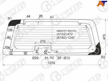 12 449 р. Стекло заднее с обогревом 8 отв. FORD MAVERICKESCAPE 00-07                                          XYG DB09757 RW/H/X  с доставкой в г. Кемерово. Увеличить фотографию 1