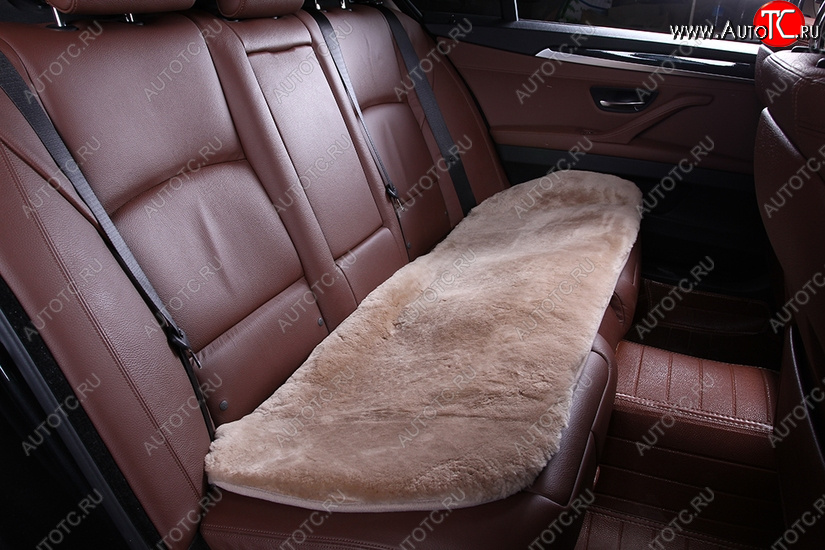4 999 р. Квадраты на заднее сиденье (короткий ворс натур. мех ) Автопилот   (темно-бежевый)  с доставкой в г. Кемерово