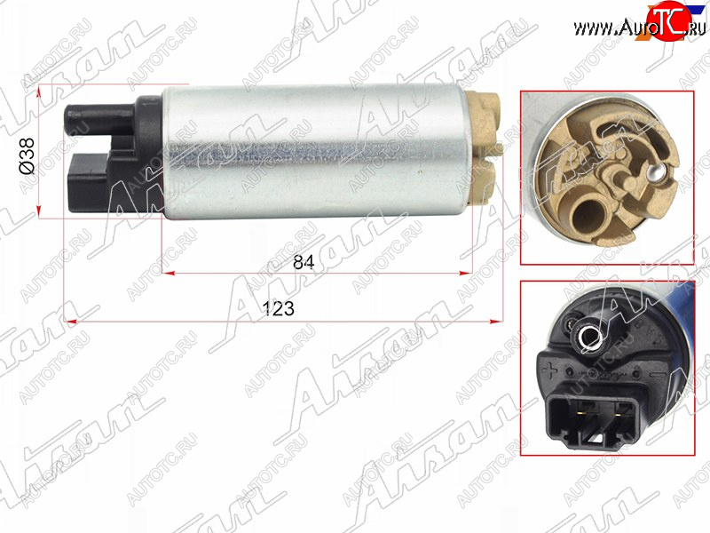 12 849 р. Топливный насос TOYOTA LAND CRUISER 100LX470 1FZ-FE 2UZ-FE AISAN EFP1-66040  с доставкой в г. Кемерово