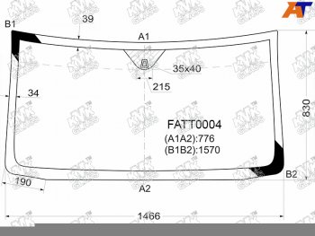 5 199 р. Стекло лобовое FIAT DOBLO 01-                                                                        KMK FATT0004  с доставкой в г. Кемерово. Увеличить фотографию 1