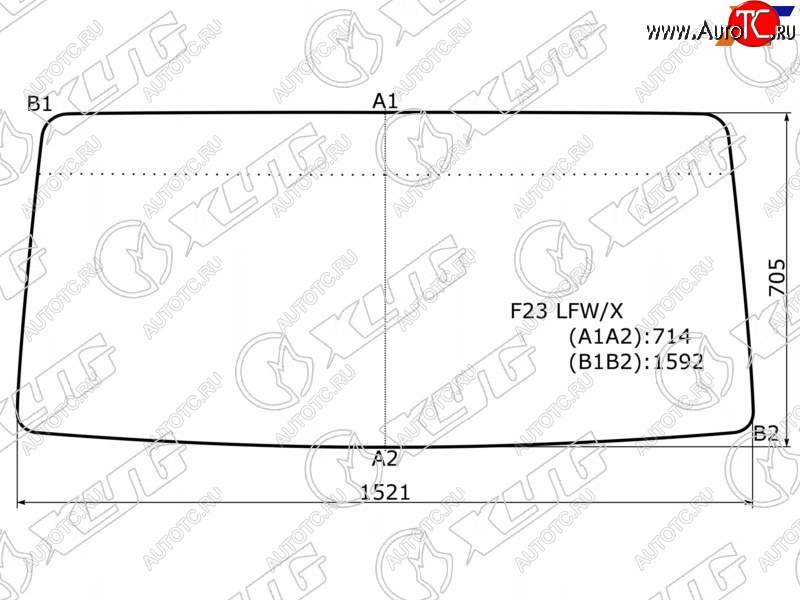 5 699 р. Стекло лобовое Nissan Atlas F 92-07  Atlas H 91-07 XYG F23 LFW  с доставкой в г. Кемерово