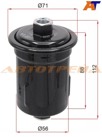 Фильтр топливный TOYOTA MARK2CHASERCRESTA 1GFE12JZ# 92-LC PRADOSURF 5VZFE 95-01 MICRO FT1138