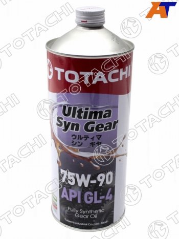 1 899 р. Масло трансмиссионное синтетическое TOTACHI Ultima Syn-Gear 75W-90 GL-4 1л TOTACHI G3501  с доставкой в г. Кемерово. Увеличить фотографию 1