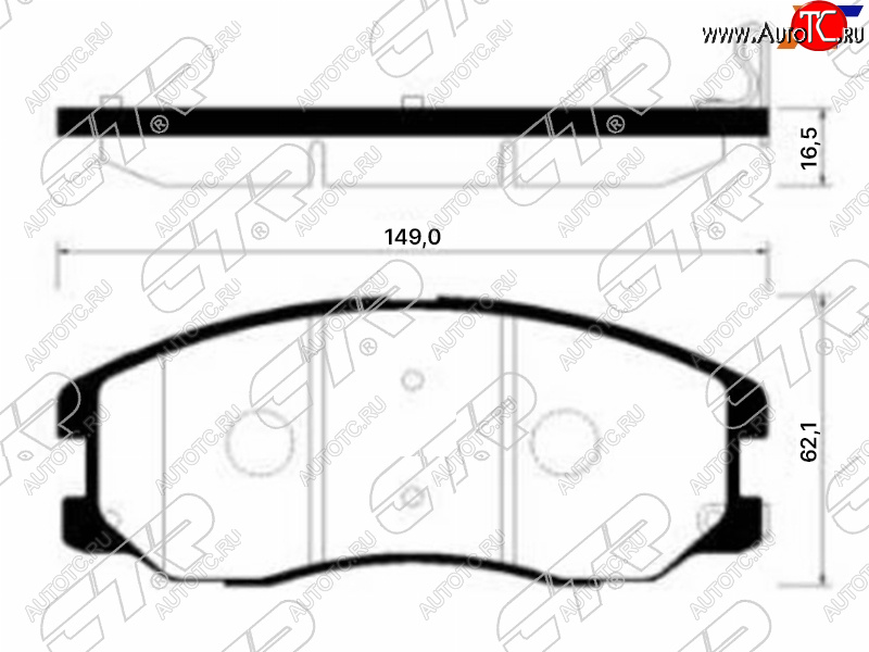 2 699 р. Колодки тормозные передние FL-FR SAT Chevrolet Captiva  дорестайлинг (2006-2011)  с доставкой в г. Кемерово