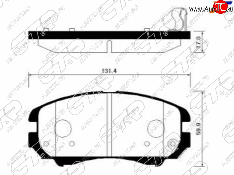 2 149 р. Колодки тормозные перед FR-FL SAT  Chery Tiggo 7 PRO (2019-2025), KIA Soul ( AM,  PS,  SK3) (2008-2022)  с доставкой в г. Кемерово