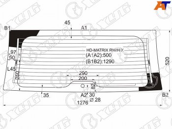 10 399 р. Стекло заднее (Цвет зеленый Обогрев) Hyundai Lavita 01-07  Matrix 01-10 XYG HD-MATRIX RW/H/X  с доставкой в г. Кемерово. Увеличить фотографию 1