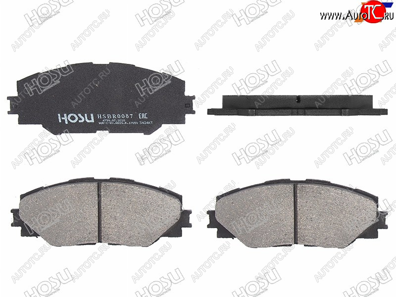 1 329 р. Колодки тормозные перед FL-FR SAT  Toyota RAV4 XA40 5 дв. дорестайлинг (2012-2015)  с доставкой в г. Кемерово