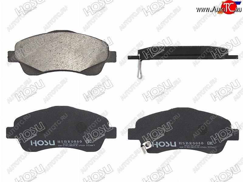 1 399 р. Колодки тормозные передние FR-FL SAT Toyota Avensis T270 седан дорестайлинг (2008-2011)  с доставкой в г. Кемерово