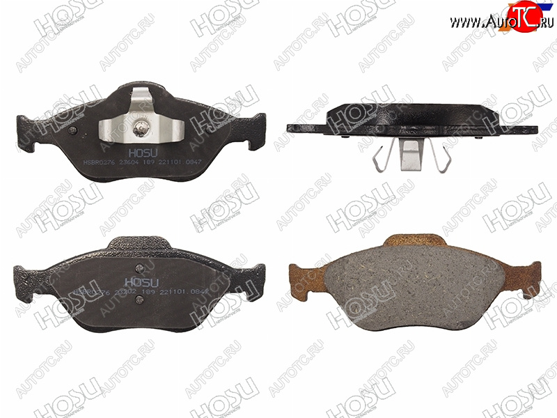 1 439 р. Колодки тормозные перед FL-FR SAT Mazda Demio 2 DY дорестайлинг (2002-2005)  с доставкой в г. Кемерово