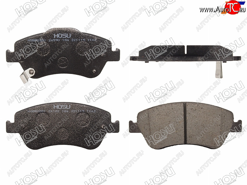 1 429 р. Колодки тормозные передние FR-FL SAT Toyota Corolla E180 дорестайлинг (2013-2016)  с доставкой в г. Кемерово