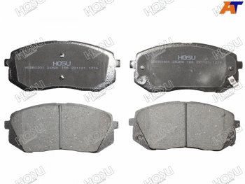 1 369 р. Колодки тормозные передние FR-FL SAT   Hyundai I40  1 VF (2011-2019), Hyundai IX35 ( LM,  NU) (2009-2025), JAC S3 (2014-2025)  с доставкой в г. Кемерово. Увеличить фотографию 1