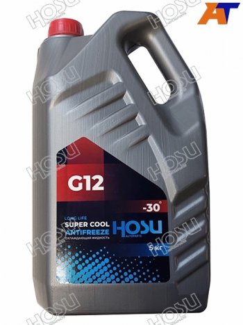 Антифриз (SUPER COOL G12 5 кг. -30 C красный) HOSU HSCL0008