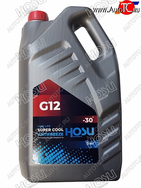 829 р. Антифриз (SUPER COOL G12 5 кг. -30 C красный) HOSU HSCL0008  с доставкой в г. Кемерово