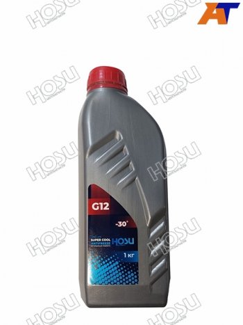 Антифриз (SUPER COOL G12 1 кг. -30 C красный) HOSU HSCL0007