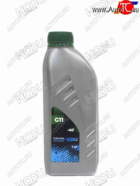 204 р. Антифриз (ULTRA COOL G11 1 кг. -40 C Зелёный) HOSU HSCL0003  с доставкой в г. Кемерово
