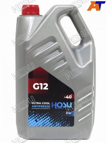 Антифриз (ULTRA COOL G12 5 кг. -40 C красный) HOSU HSCL0002