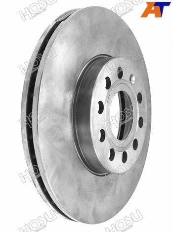 2 589 р. Диск тормозной передний Ø288mm HOSU Skoda Octavia A7 дорестайлинг лифтбэк (2012-2017)  с доставкой в г. Кемерово. Увеличить фотографию 1