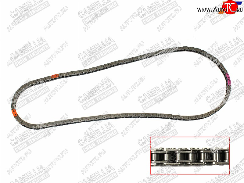 6 699 р. Цепь ГРМ TOYOTA AVENSISNOAHVOXYPREMIOALLIONRAV4 3ZR-FAE 08- CAMELLIA 13506-37060  с доставкой в г. Кемерово