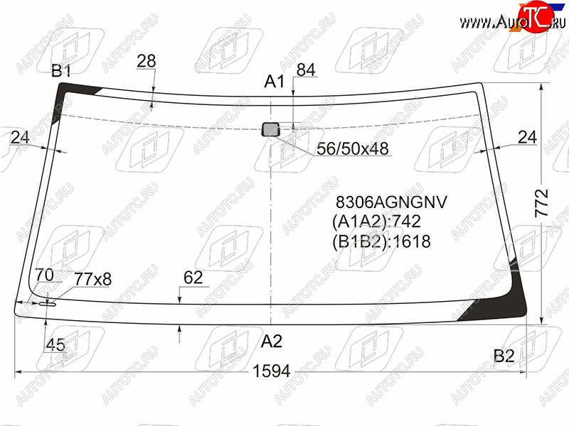 5 599 р. Стекло лобовое TOYOTA LAND CRUISER J100/LEXUS LX470 98-07 FUYAO 8306AGNGNV, 8306agngnv FUYAO 8306AGNGNV  с доставкой в г. Кемерово