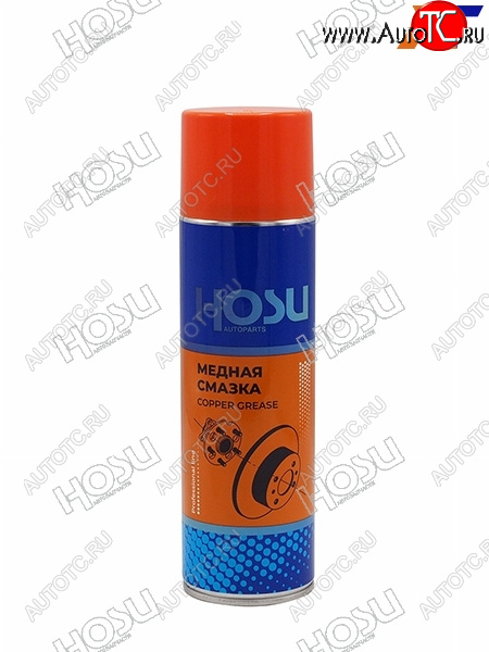 399 р. Смазка медная HOSU PROFESSIONAL LINE  флакон-аэрозоль 650мл HOSU HSLM0005  с доставкой в г. Кемерово