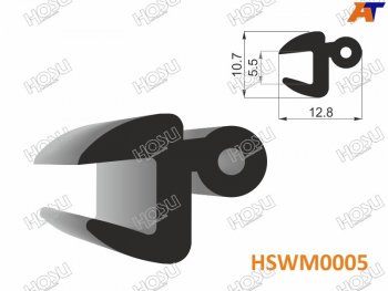 191 р. Молдинг универсальный (тип TD-30) - бухта 30 м.(цена за 1метр) HOSU HSWM0005  с доставкой в г. Кемерово. Увеличить фотографию 1