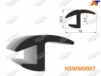 211 р. Молдинг универсальный (18mm) - бухта 30 м.(цена за 1метр) HOSU HSWM0007  с доставкой в г. Кемерово. Увеличить фотографию 1