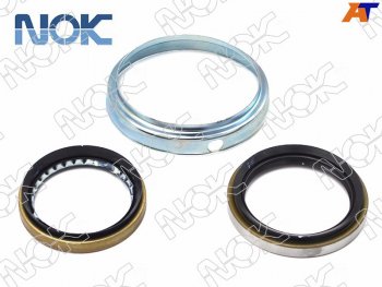 1 239 р. Сальники ступичные комплект FR TOYOTA COROLLA WABS 95-00                                            NOK K04422-12100  с доставкой в г. Кемерово. Увеличить фотографию 1