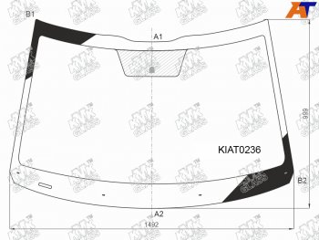 5 399 р. Стекло лобовое KIA SELTOS 19-                                                                        KMK KIAT0236  с доставкой в г. Кемерово. Увеличить фотографию 1
