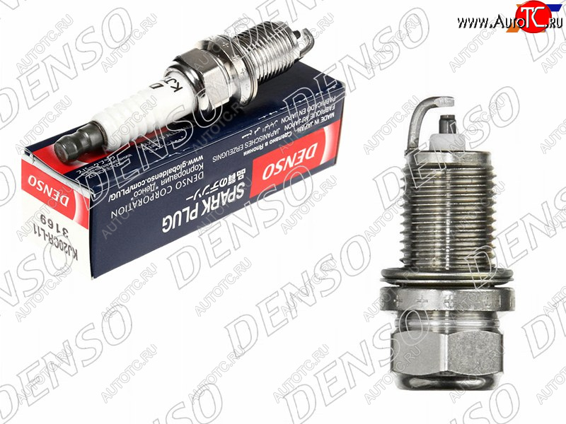 399 р. Свеча зажигания D15B,F20A,F22B,H22A,H23A,ZC,F8 DENSO KJ20CR-L11  с доставкой в г. Кемерово